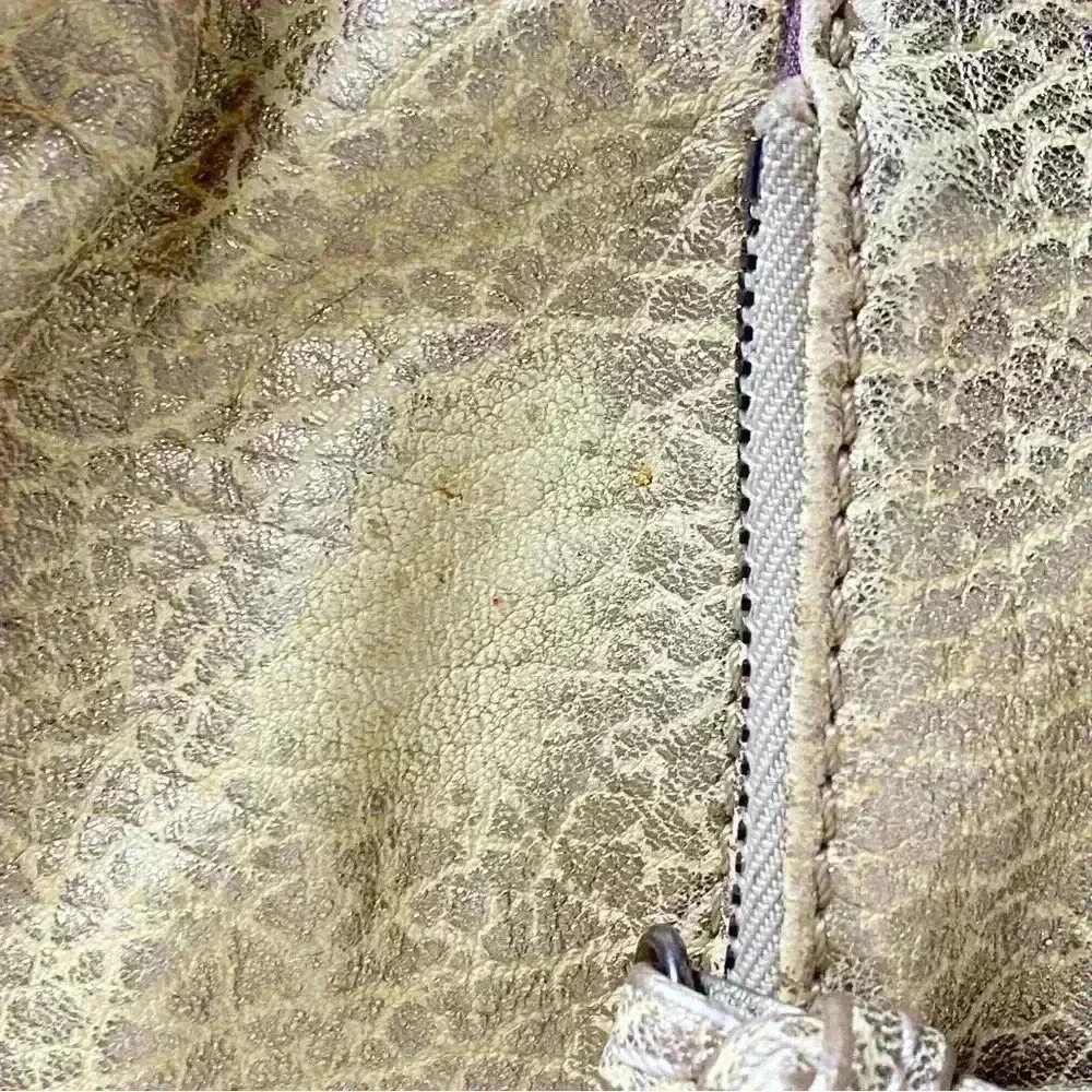 KOOBA Gold Leather Metallic Mini Crossbody Purse